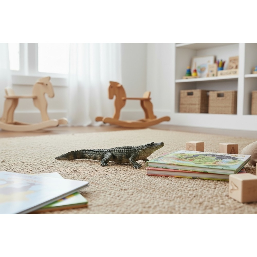 Safari Ltd‎ Alligator Figurine 2017 Realistic Reptile Animal Toy 11 Inch 0818